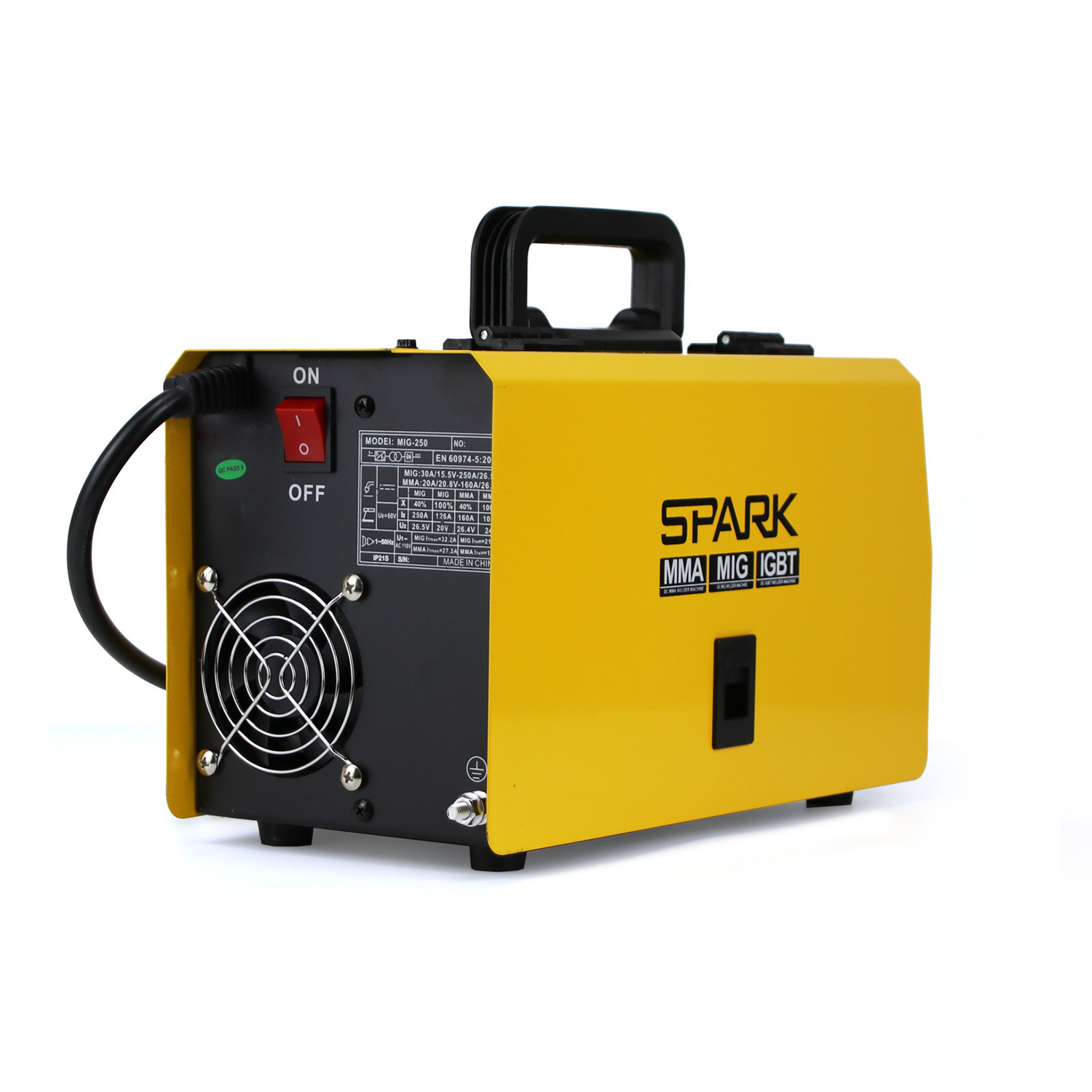 კემპის და შედუღების აპარატი FLUX მავრთულზე - SPARK MIG 300 / TIG/ MMA