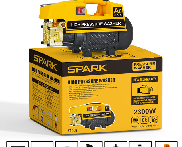 მაღალი წნევით სარეცხი 2300 ვატი - SPARK A6