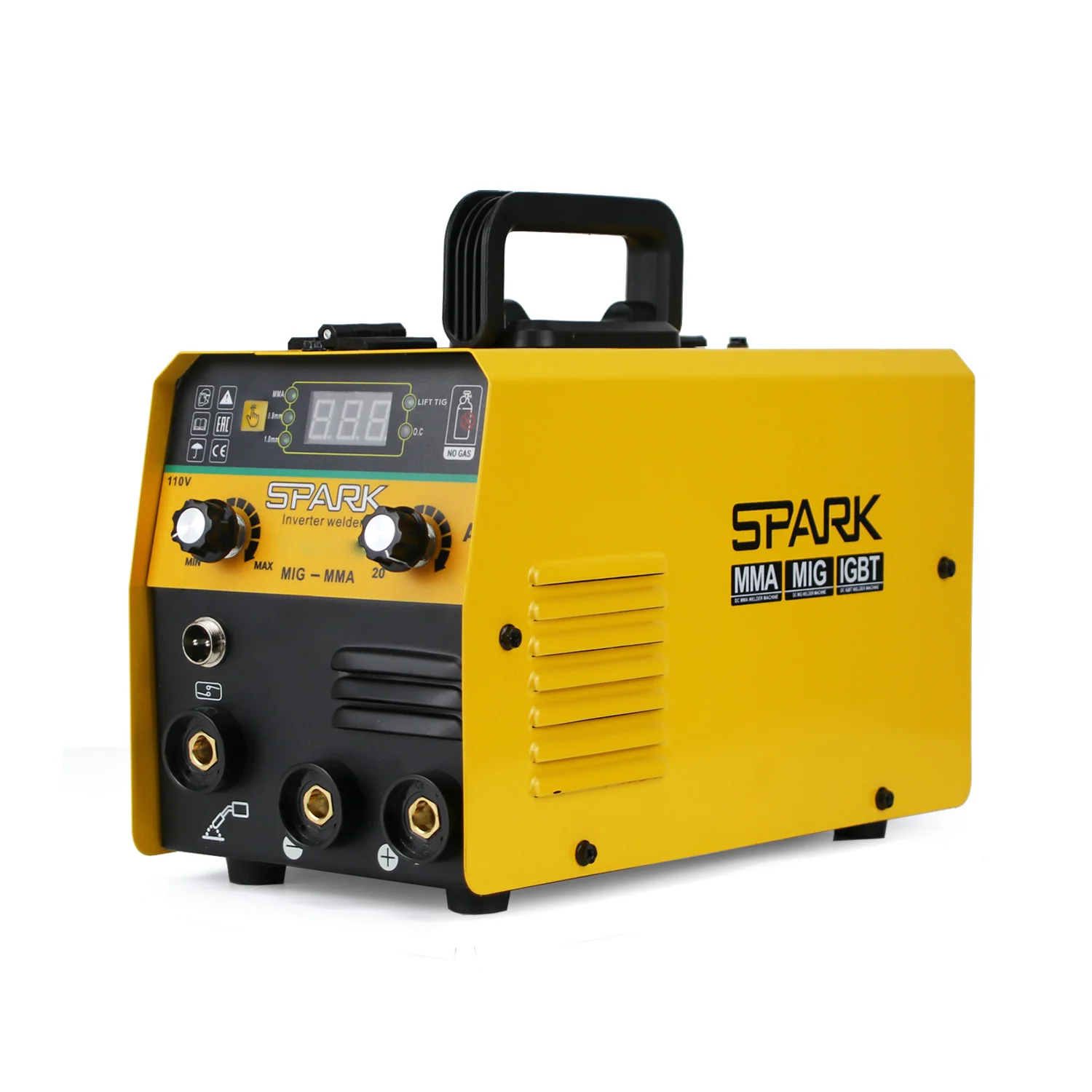 კემპის და შედუღების აპარატი FLUX მავრთულზე - SPARK MIG 300 / TIG/ MMA